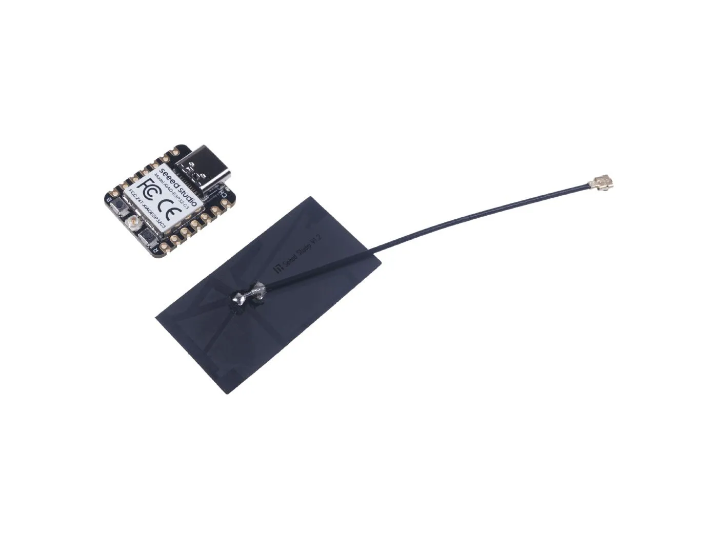 Seeed Studio XIAO ESP32C3 - Cost-effective tiny microcontroller with complete Wi-Fi subsystem and BLE, battery charge supported, power efficiency and rich Interface