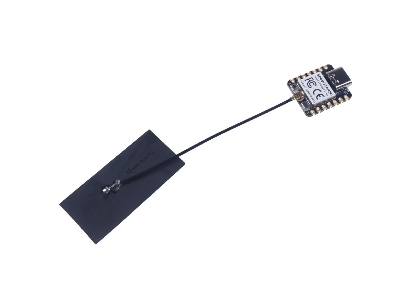 Seeed Studio XIAO ESP32C3 - Cost-effective tiny microcontroller with complete Wi-Fi subsystem and BLE, battery charge supported, power efficiency and rich Interface