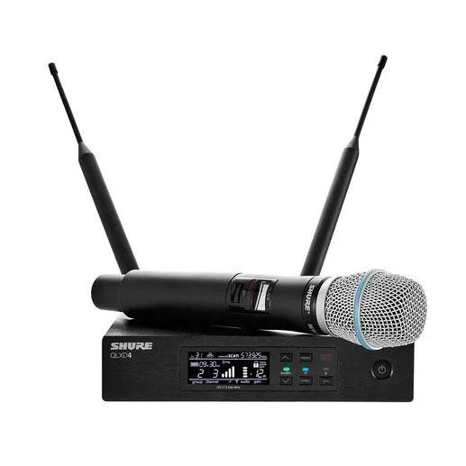 Shure QLXD Wireless Handheld Microphone System 470-534 MHz