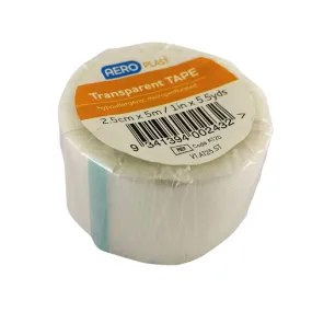 Transparent Transpore Tape 2.5cm x 5m - Aero (1)