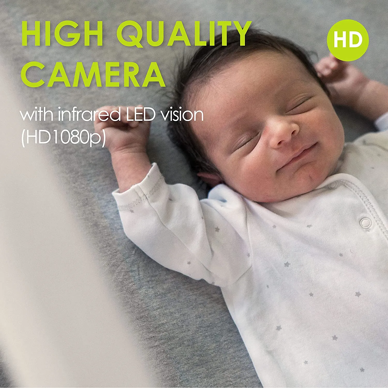 Viyü: Baby Monitor, WIFI Camera, HD1080P Nightvision, Multi Viewer, Motion/Temp/Hygro Senser, 2 Way Talk, Cloudy Storage - bblüv