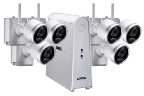 Wire-Free Security Camera System with 6 Cameras